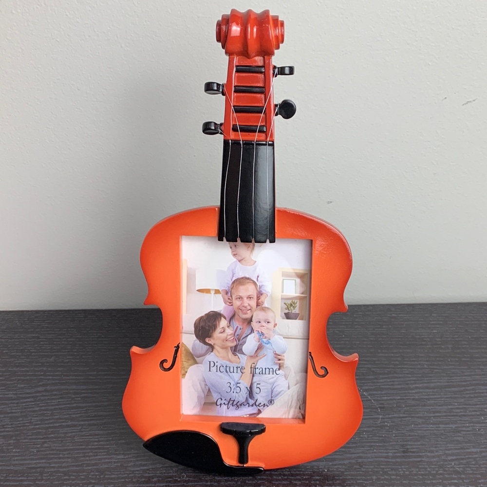 Violin Picture Photo Frame 3.5” x 5” New With Box